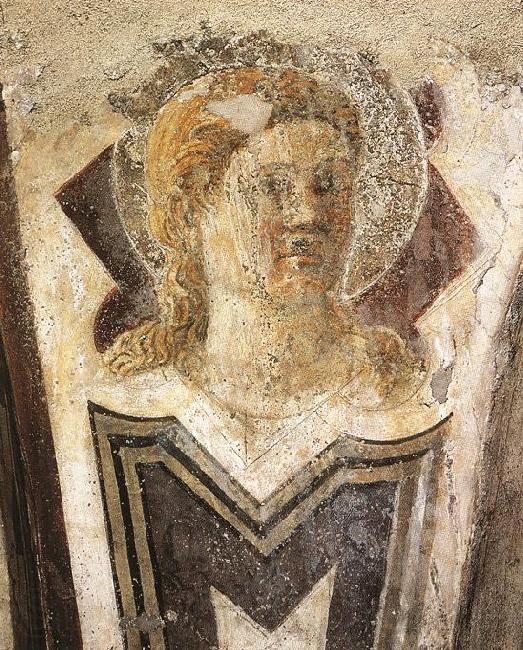 Piero della Francesca Head of an Angel France oil painting art